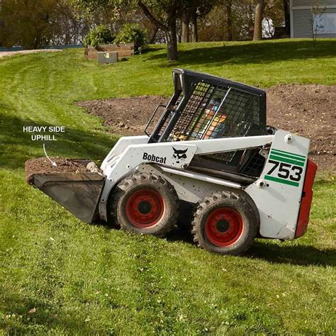 how steep hill can skid steer be used on|30 degree slope skid steer.